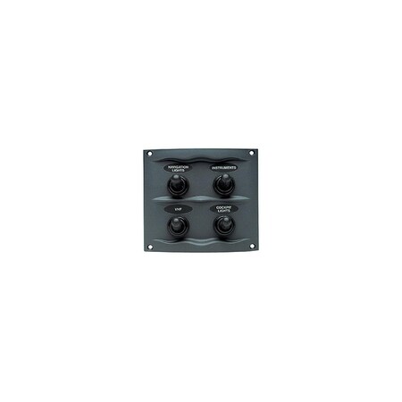 Marinco Waterproof Switch Panel 900-4WP